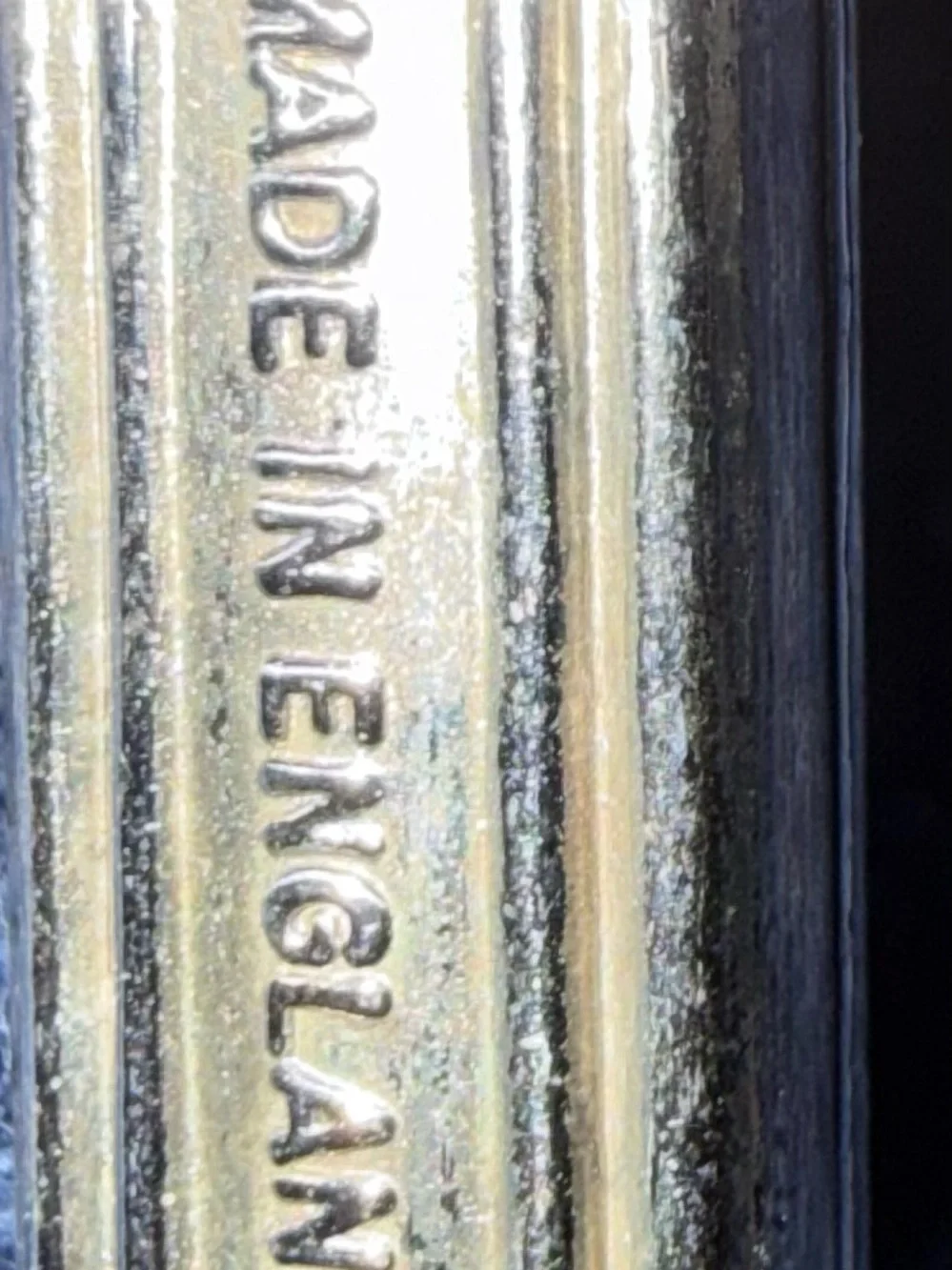 Vintage silver plated serving fork and spoon made in England.